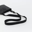 GUCCI GG Implementation Shoulder Bag PVC Black Silver 201538 Auth 186648V-7