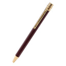 CARTIER Santos de Cartier Ballpoint Ballpoint Pen metal Bordeaux Auth 186650M-1
