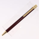 CARTIER Santos de Cartier Ballpoint Ballpoint Pen metal Bordeaux Auth 186650M-13
