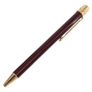 CARTIER Santos de Cartier Ballpoint Ballpoint Pen metal Bordeaux Auth 186650M-2
