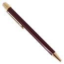 CARTIER Santos de Cartier Ballpoint Ballpoint Pen metal Bordeaux Auth 186650M-3