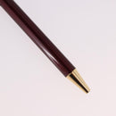 CARTIER Santos de Cartier Ballpoint Ballpoint Pen metal Bordeaux Auth 186650M-4