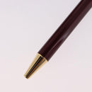 CARTIER Santos de Cartier Ballpoint Ballpoint Pen metal Bordeaux Auth 186650M-8