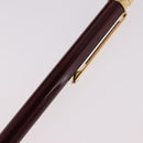 CARTIER Santos de Cartier Ballpoint Ballpoint Pen metal Bordeaux Auth 186650M-9