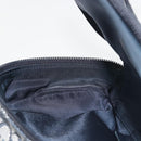 Christian Dior Trotter Canvas Accessory Pouch Navy Gold Auth 186653A-18
