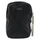 CHANEL Matelasse Cambon Line Pouch Lamb Skin Black CC Auth 186655-3