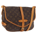 LOUIS VUITTON Monogram Saumur 30 Shoulder Bag M42256 LV Auth 186660A-1