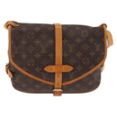 LOUIS VUITTON Monogram Saumur 30 Shoulder Bag M42256 LV Auth 186660A-13