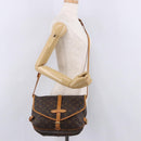 LOUIS VUITTON Monogram Saumur 30 Shoulder Bag M42256 LV Auth 186660A-30