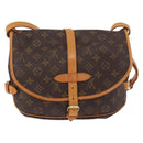 LOUIS VUITTON Monogram Saumur 30 Shoulder Bag M42256 LV Auth 186660A-2