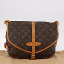 LOUIS VUITTON Monogram Saumur 30 Shoulder Bag M42256 LV Auth 186660A-12