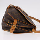 LOUIS VUITTON Monogram Saumur 30 Shoulder Bag M42256 LV Auth 186660A-3