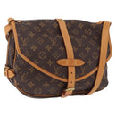 LOUIS VUITTON Monogram Saumur 30 Shoulder Bag M42256 LV Auth 186661A-1