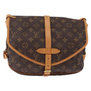 LOUIS VUITTON Monogram Saumur 30 Shoulder Bag M42256 LV Auth 186661A-13
