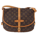 LOUIS VUITTON Monogram Saumur 30 Shoulder Bag M42256 LV Auth 186661A-2