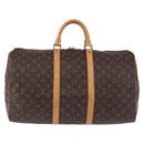 LOUIS VUITTON Monogram Keepall 50 Boston Bag M41426 LV Auth 186662A-13