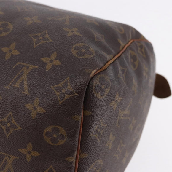 LOUIS VUITTON Monogram Speedy 35 Hand Bag M41524 LV Auth 186664