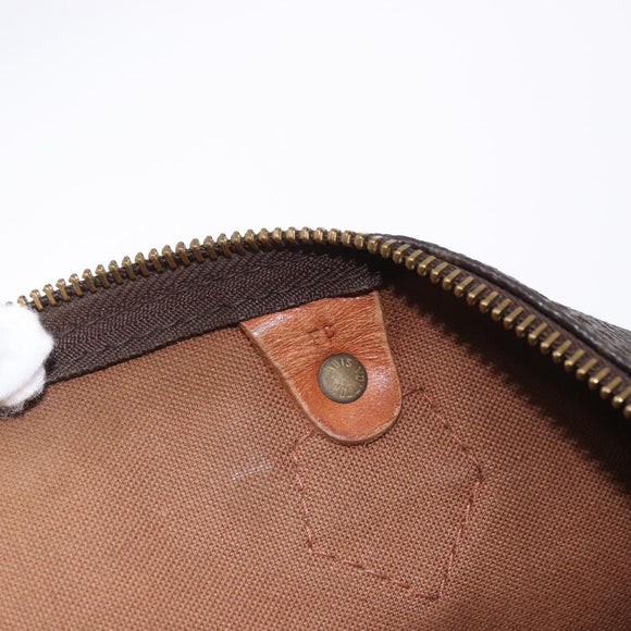 LOUIS VUITTON Monogram Speedy 35 Hand Bag M41524 LV Auth 186664