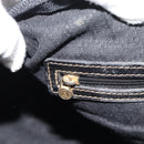 FENDI Zucca Canvas Hand Bag Black Brown Auth 186665-20