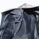 Christian Dior Trotter Canvas Hand Bag Navy Silver Auth 186666A-20