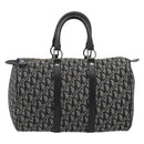 Christian Dior Trotter Canvas Hand Bag Navy Silver Auth 186666A-13