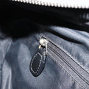 Christian Dior Trotter Canvas Hand Bag Navy Silver Auth 186666A-21