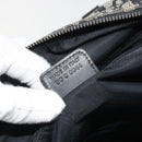 Christian Dior Trotter Canvas Hand Bag Navy Silver Auth 186666A-12