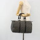 Christian Dior Trotter Canvas Hand Bag Navy Silver Auth 186666A-23