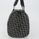 Christian Dior Trotter Canvas Hand Bag Navy Silver Auth 186666A-4