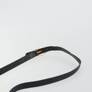 GUCCI Horsebit Shoulder Bag Leather Black Gold Auth 186667-14