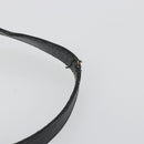 GUCCI Horsebit Shoulder Bag Leather Black Gold Auth 186667-8