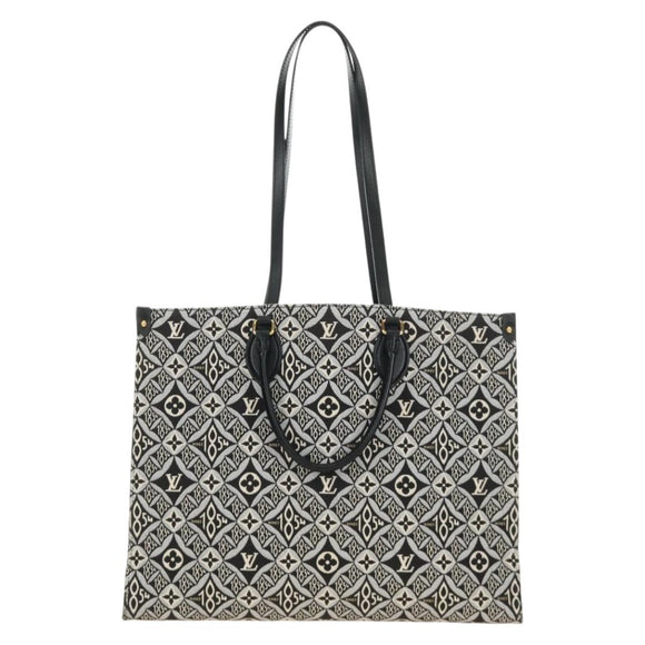 LOUIS VUITTON Monogram Jaguar On The Go GM Bag Black M57207 LV Auth 186669SAM