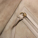 CELINE Luggage Phantom Hand Bag Leather Beige Gold Auth 186673A-19