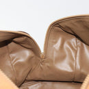 CELINE Macadam Canvas Hand Bag PVC Beige Gold Auth 186674-19