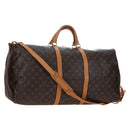 LOUIS VUITTON Monogram Keepall Bandouliere 60 Boston Bag M41412 LV Auth 186675-1