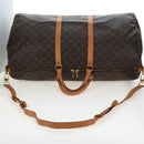 LOUIS VUITTON Monogram Keepall Bandouliere 60 Boston Bag M41412 LV Auth 186675-10