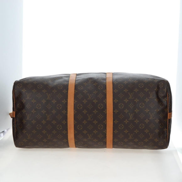 LOUIS VUITTON Monogram Keepall Bandouliere 60 Boston Bag M41412 LV Auth 186675
