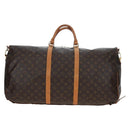 LOUIS VUITTON Monogram Keepall Bandouliere 60 Boston Bag M41412 LV Auth 186675-2