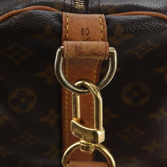 LOUIS VUITTON Monogram Keepall Bandouliere 60 Boston Bag M41412 LV Auth 186675