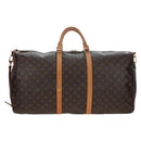 LOUIS VUITTON Monogram Keepall Bandouliere 60 Boston Bag M41412 LV Auth 186675-4