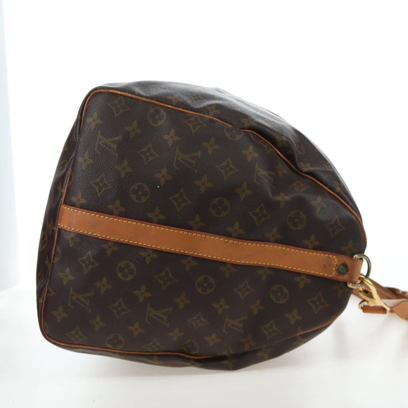 LOUIS VUITTON Monogram Keepall Bandouliere 60 Boston Bag M41412 LV Auth 186675