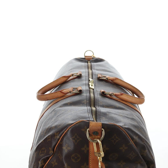 LOUIS VUITTON Monogram Keepall Bandouliere 60 Boston Bag M41412 LV Auth 186675