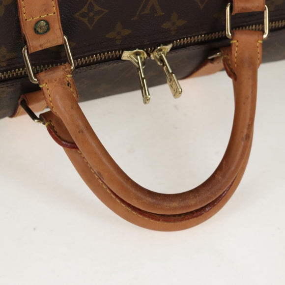 LOUIS VUITTON Monogram Keepall Bandouliere 60 Boston Bag M41412 LV Auth 186675