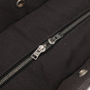 HERMES Her Line GM Tote Bag Canvas Gray Silver Auth 186677-9