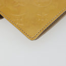 LOUIS VUITTON Monogram Vernis Agenda PM Cover Beige R21001 LV Auth 186685-17