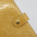 LOUIS VUITTON Monogram Vernis Agenda PM Cover Beige R21001 LV Auth 186685-20