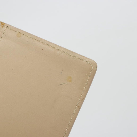 LOUIS VUITTON Monogram Vernis Agenda PM Cover Beige R21001 LV Auth 186685