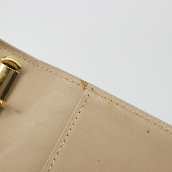 LOUIS VUITTON Monogram Vernis Agenda PM Cover Beige R21001 LV Auth 186685