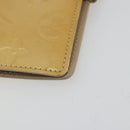 LOUIS VUITTON Monogram Vernis Agenda PM Cover Beige R21001 LV Auth 186685-14
