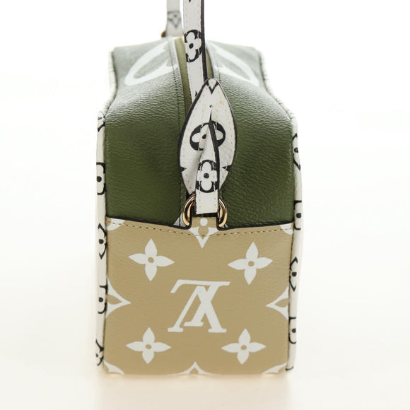 LOUIS VUITTON Monogram Giant Beach Porch Bag Green M67610 LV Auth 186686SAM